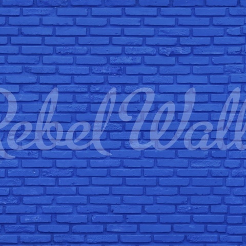 Fototapet, Wall of Bricks, Cobalt, Rebel Walls - Img 2