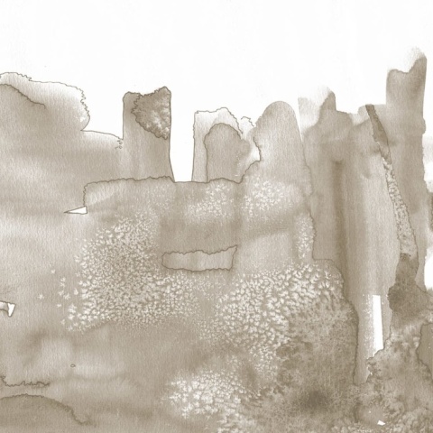 Fototapet, Watercolor City, Beige, Rebel Walls - Img 5