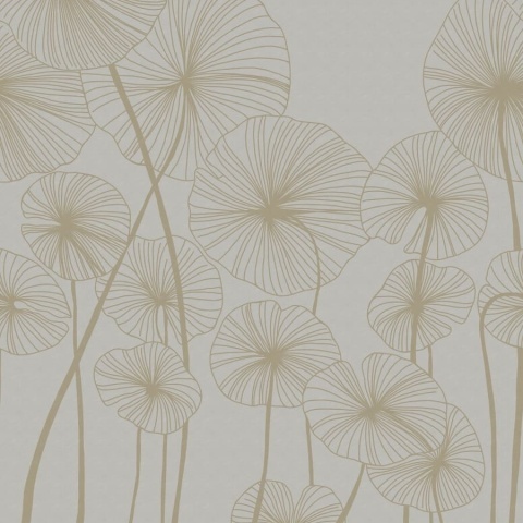 Fototapet, Waterlily Forest, Gray, Rebel Walls - Img 2