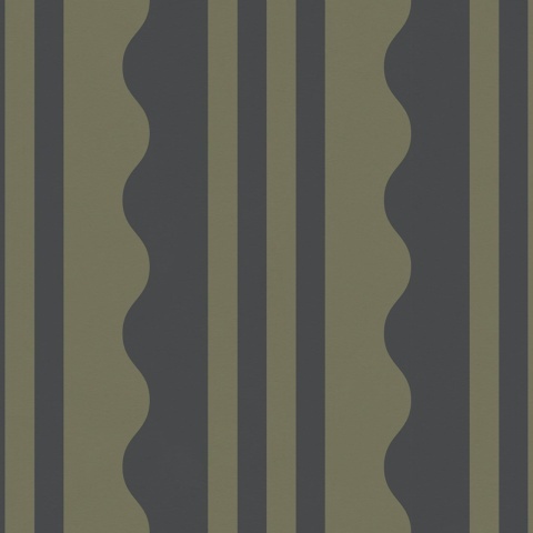 Fototapet, Wavy Stripe, Dark Green, Rebel Walls - Img 2