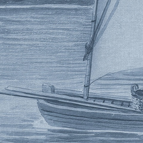 Fototapet, Weekend Sail, Blue, Rebel Walls - Img 4