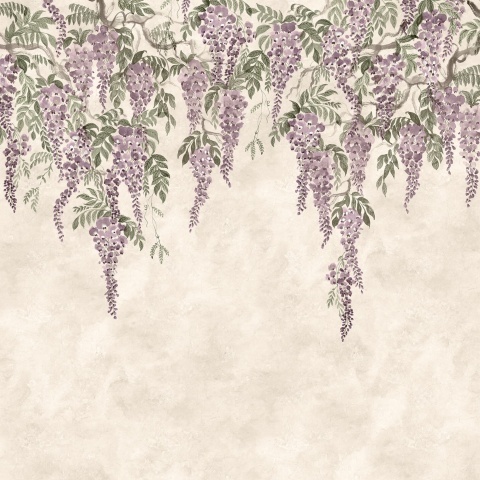 Fototapet, Whispers Wisteria, Purple, Rebel Walls - Img 2
