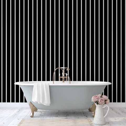 Fototapet White and Black Stripes, VLAdiLA - Img 3