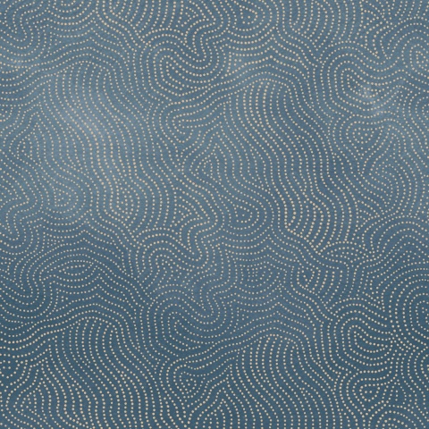 Fototapet, Wiggly Dots, Blue, Rebel Walls - Img 2