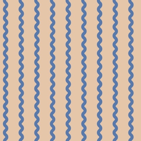 Fototapet, Wobbly Stripe, Blue, Rebel Walls - Img 2