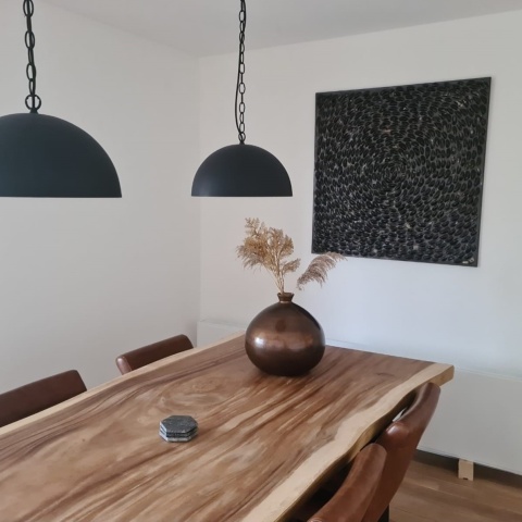 Panou decorativ 3D, Scoici, Dutch Dyke Black, 100x100 cm - Img 16