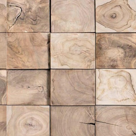 Panou decorativ 3D, Tec, Kebun Raya, 13 placi 40x20cm, 1.04 mp - Img 2