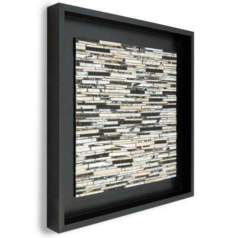 Panou decorativ lemn, Tec, Besar Black - Img 2