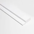 Profil stanga pentru riflaj decorativ 3D Olmo, Alb, 4.2x1.2x270 cm - Img 3