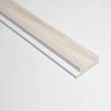 Profil stanga pentru riflaj decorativ 3D Onda, Stejar Alb, 3.8x1.3x270 cm - Img 3