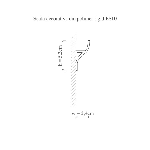 Scafa poliuretan flexibil, Manavi, ES10F-5.2x2.4x200cm - Img 2