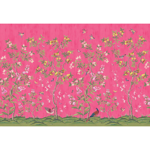 Tapet Chinoiserie Chic, Fuchsia, Rebel Walls - Img 2