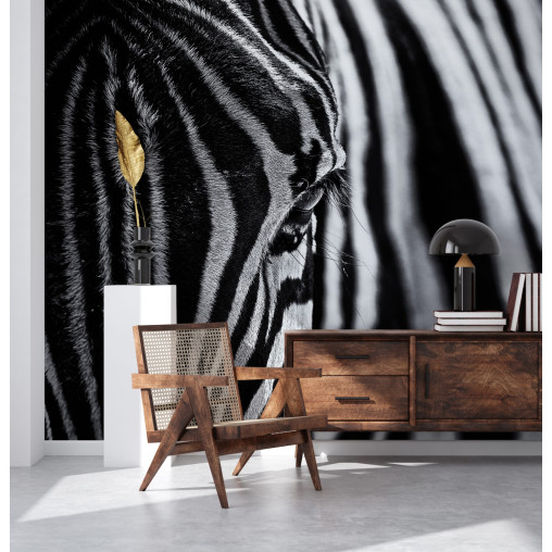 Tapet Close Up Zebra, Rebel Walls
