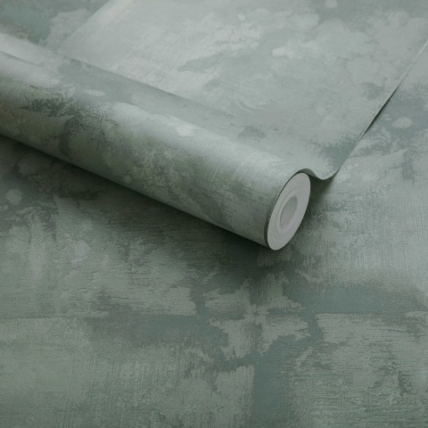 Tapet, Crystalline, Emerald Green Luxury Tile, 1838 Wallcoverings, 5.3mp / rola - Img 2
