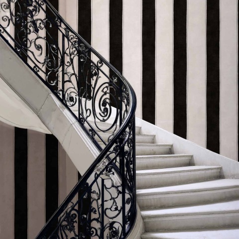 Tapet Florentine Stripe, Onyx, Coordonne, 5mp / rola