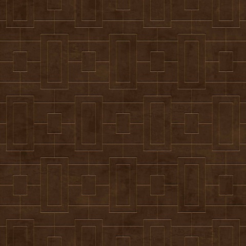 Tapet Fretwork, Chocolate, Coordonne, 5mp / rola - Img 2