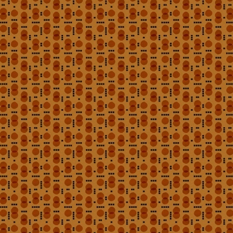 Tapet lavabil Rebel Dots, Orange, TresTintas 5mp / rola - Img 3