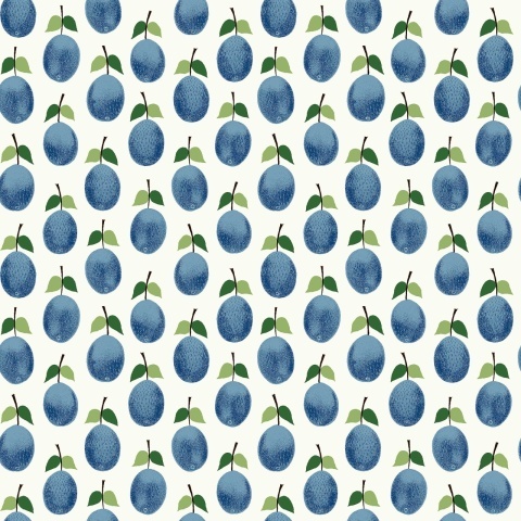 Tapet lavabil, Stig Lindberg Prunus 1974, 5.3mp / rola - Img 12