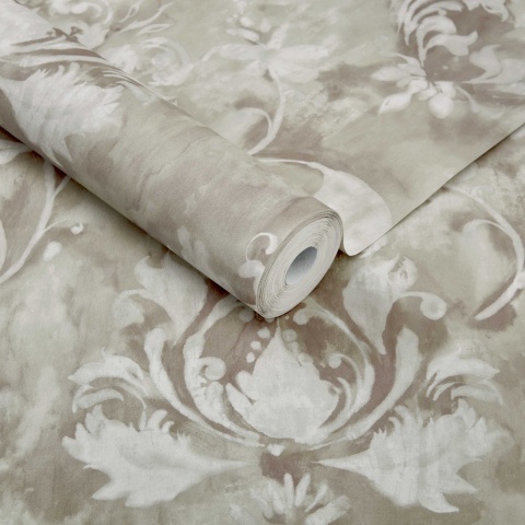 Tapet, Ornamenta, Sand Neutral Luxury Damask, 1838 Wallcoverings, 5.3mp / rola - Img 2