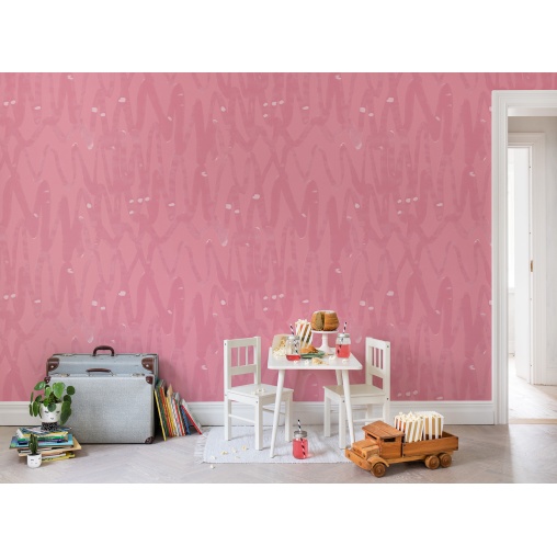 Tapet Pulse of Passion, Pink, Rebel Walls - Img 3