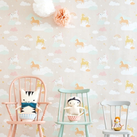 Tapet Rainbow Treasures, Lovely Pastel Pink, Majvillan - Img 7