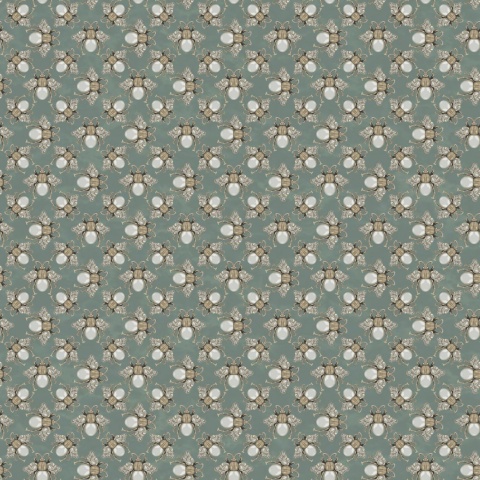 Tapet Small Jewel Wings, Emerald Green, Rebel Walls, 5 mp / rola - Img 2