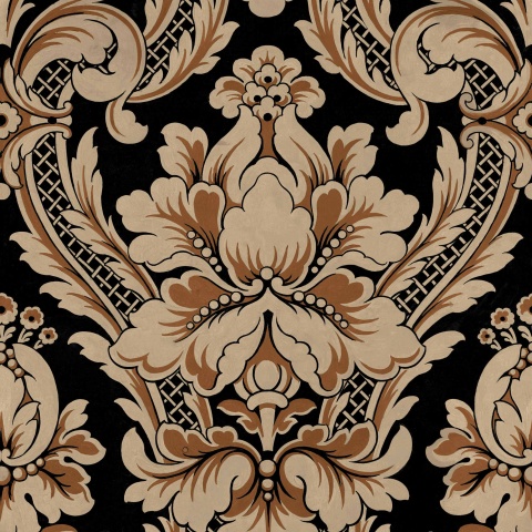 Tapet Venetian Damask, Onyx, Coordonne, 5mp / rola - Img 2