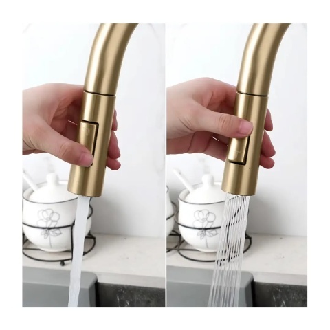 Baterie de bucătărie Rea Eco Fresh BRUSH GOLD - Img 6