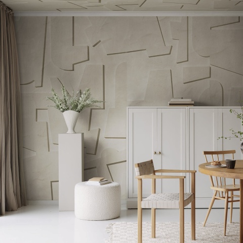 Fototapet, Abstract Wood, Beige, Rebel Walls - Img 5