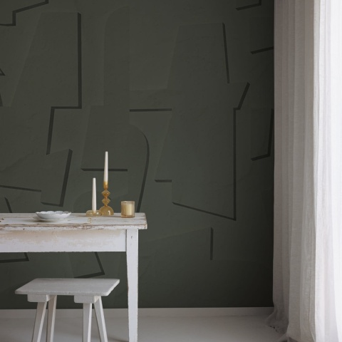 Fototapet, Abstract Wood, Green, Rebel Walls - Img 3