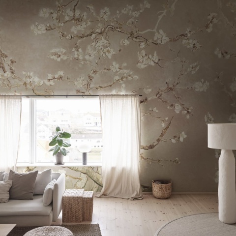 Fototapet, Almond Blossom, Beige, Rebel Walls - Img 3