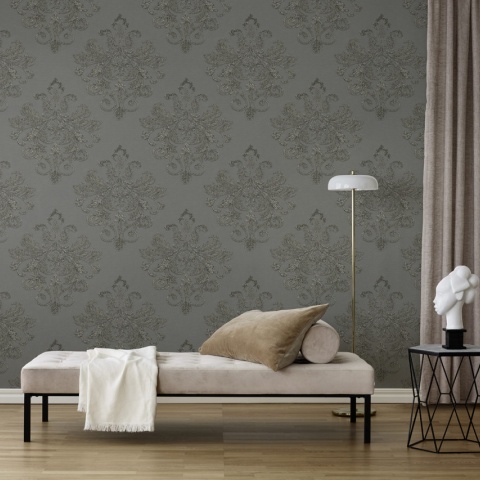 Fototapet, Baroque Pearl, Gray, Rebel Walls - Img 4