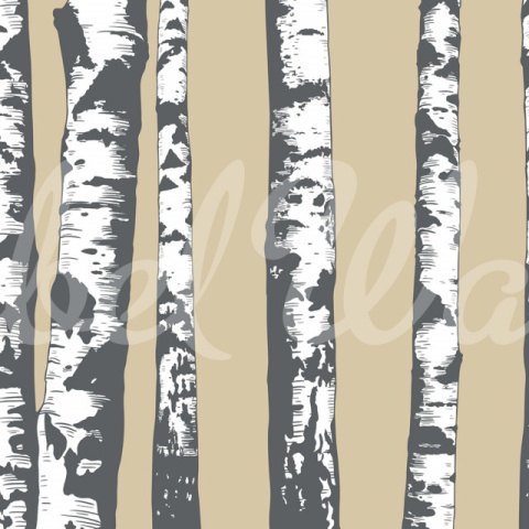 Fototapet, Birch Grove, Beige, Rebel Walls - Img 5