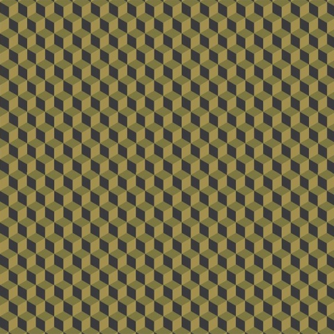 Fototapet Black and Yellow Cube, VLAdiLA - Img 2