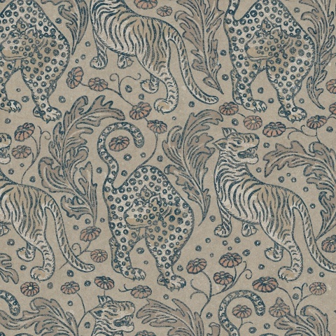 Fototapet, Bold Tigers, Sand, Rebel Walls - Img 2