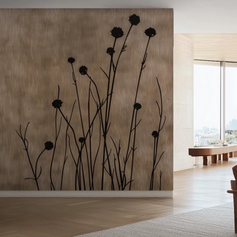 Fototapet Botanic Marron et Beige Epine Rêve ME205 - Img 2