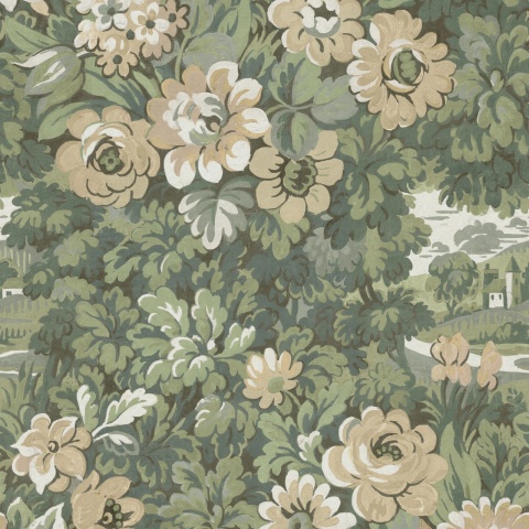 Fototapet, Botanical Manor, Peach, Rebel Walls - Img 2