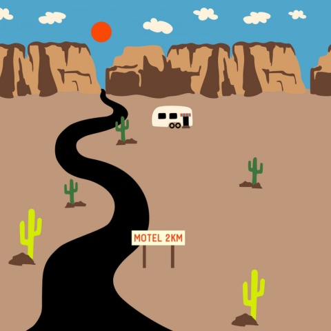 Fototapet, Camper, Brown, Rebel Walls - Img 2