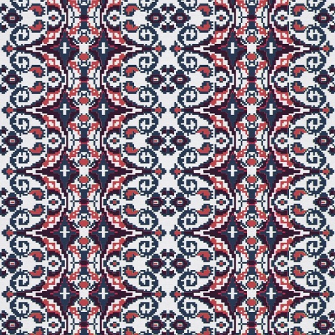 Fototapet Carpetă (vișiniu), VLAdiLA - Img 2