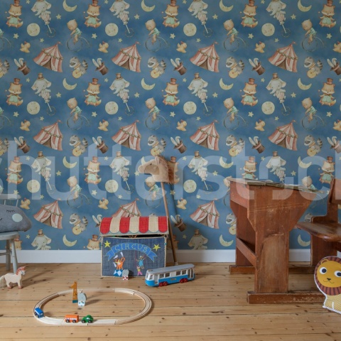Fototapet, Circus Dream, Blue, Rebel Walls