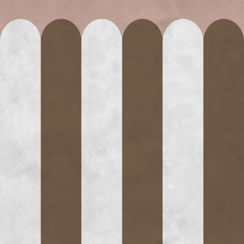 Fototapet, Circus Stripes, Chocolate, Rebel Walls - Img 2