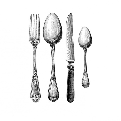 Fototapet, Cutlery, Rebel Walls - Img 2