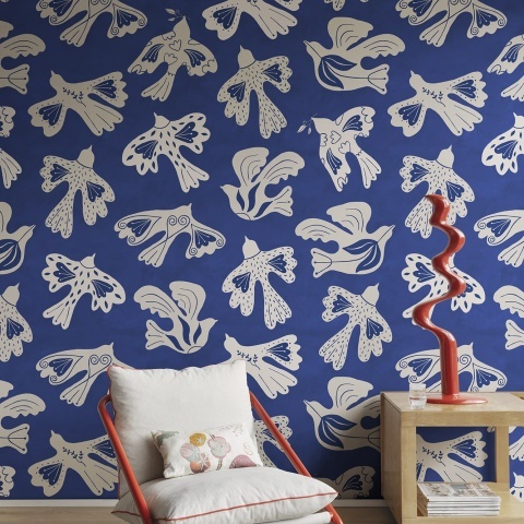 Fototapet, Dancing Wings, Blue, Rebel Walls - Img 3