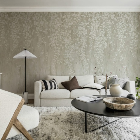 Fototapet, Draped Blossoms, Beige, Rebel Walls - Img 4