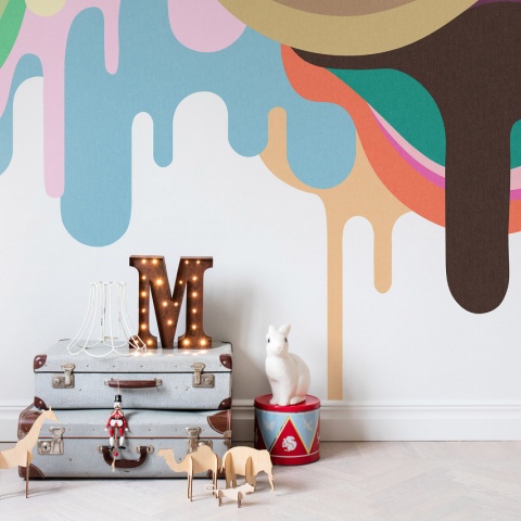 Fototapet, Dripping Ice Cream, Rebel Walls - Img 4