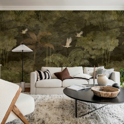 Fototapet, Exotic Eden, Night, Rebel Walls