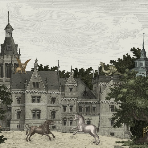 Fototapet, Fairyland, Vintage, Rebel Walls - Img 2