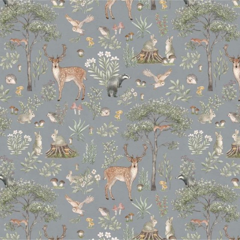 Fototapet Fantastic Forest - Blue, Kikki Belle - Img 2