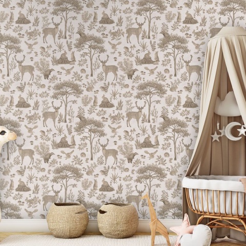 Fototapet Fantastic Forest - Vintage White, Kikki Belle - Img 4