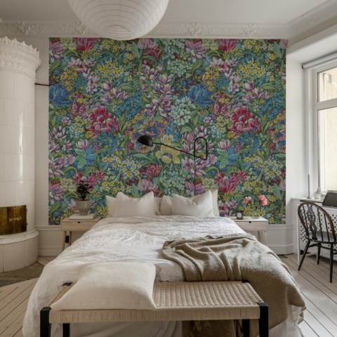 Fototapet, Floral Garden, Summer, Rebel Walls